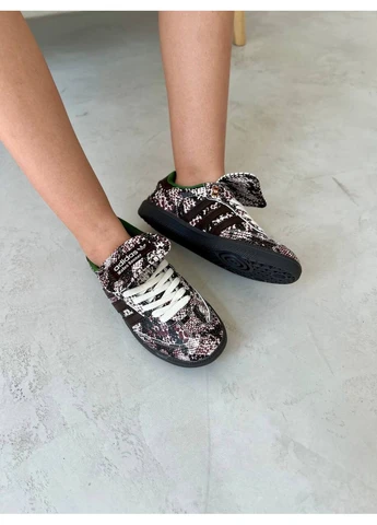 КРОССОВКИ ЖЕНСКИЕ ADIDAS SAMBA X WALES & BONES PYTHON АДИДАС САМБА No Brand комбинированные демисезоны (391937138)