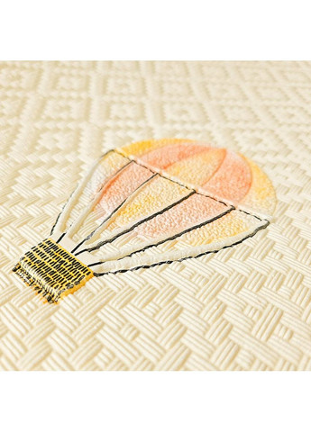 Панель стінова 3D 700х700х4мм Повітряні кулі рогожка SW-00001973 Sticker Wall (353967572)