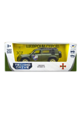 Машина Автомодель серії Шеврони Героїв - Land Rover Defender 110 - 25 ОПДБр (250289M) TechnoDrive (390413955)