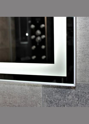 Дзеркало LED DE-M0061S1 Silver 120смх75см сенсорне включення + підігрів Dusel (316720445)