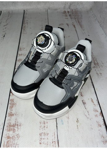 Сірі всесезонні кросівки дитячі сірий (497) Tom.M