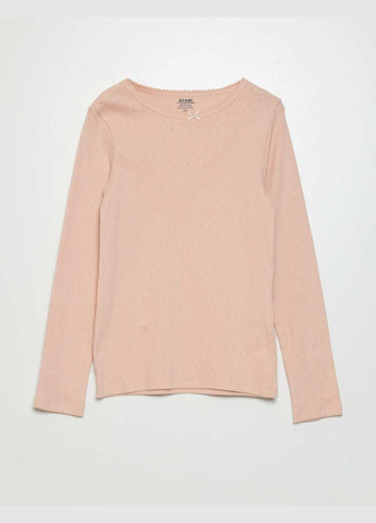 Лонгслів,світло-рожевий-бежевий, Kiabi (314807599)