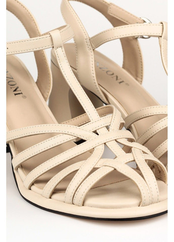 Бежевые женские босоножки 1100240 Renzoni с ремешком