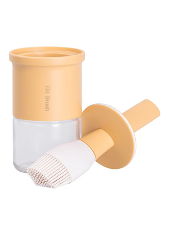 Банка для олії з пензликом 300 мл диспенсер з пензликом для оливкової, соняшникової олії HP-34-11Y Jooki (358706416)