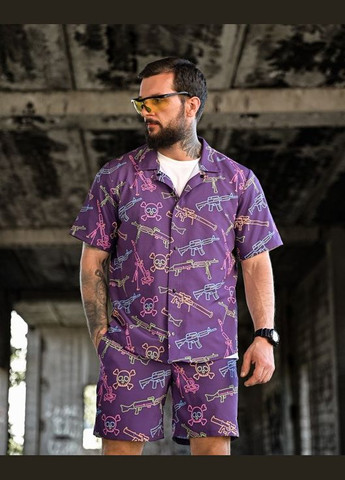 Тактичный мужской костюм Oblivion фиолетовый No Brand