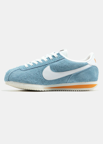 Кроссовки женские Nike Cortez Blue White | Найк Кортез синие No Brand синие демисезоны (335012307)