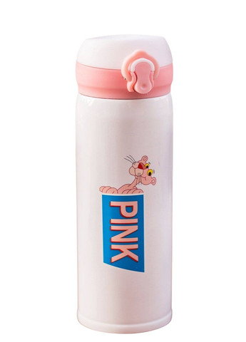 Термокружка розовая пантера термос для детей с поилкой PINK PANTHER 450мл Ver 1. VTech (325700020)
