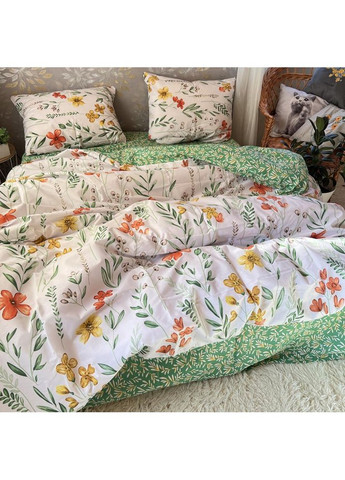 Постельное белье хлопковое Альфийка Евро Простынь на резинке 180x200х20 Бязь Белое 50 х 70 No Brand (364315540)