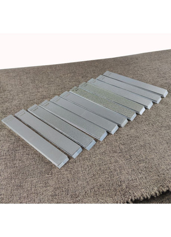 Точильний алмазний камінь брусок 1500 для точіння ножів, основа з алюмінієвого сплаву, 160*20*6 мм Sy Tools (370784552)