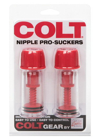 Помпи для сосків COLT Nipple Pro-Suckers червоні California Exotic (289783196)