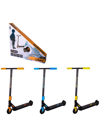 Самокат трюковий 2-х колісний TR21004, LIMIT (6924512210044) Жовтий Extreme Motion (306903810)