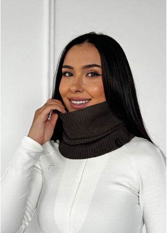 Теплий жіночий в'язаний снуд INNOE Бафф (369551725)