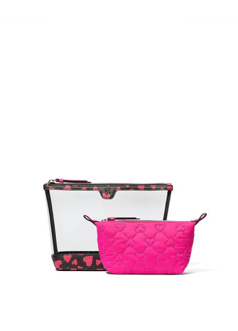 Набір косметичок Iconic Stripe 2-Piece Makeup 2 шт Victoria's Secret (311196178)