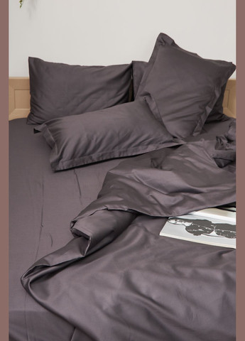 Комплект постільної білизни євро 200х220 наволочки 4х70х70 Satin Premium (MS-820000399) Moon&Star Rain Cloud (284416277)