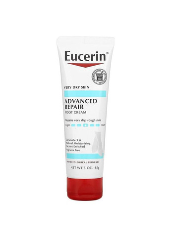 Відновлюючий Крем для ніг та п'ят без запаху для дуже сухої шкіри 85 г Eucerin (277042200)