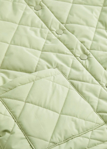 Зеленая демисезонная куртка бомбер H&M