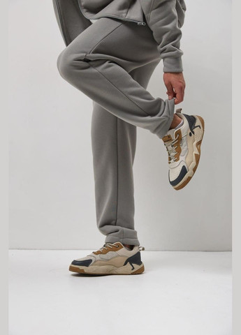 Чоловічий спортивний костюм, кофта на замку, НЕ КОШЛАТИТЬСЯ Україна S M L XL 2XL сірий OBR (303772670)