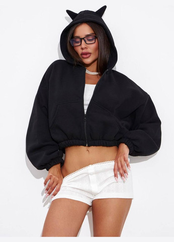 Женская теплая худи с рожками No Brand (304772889)