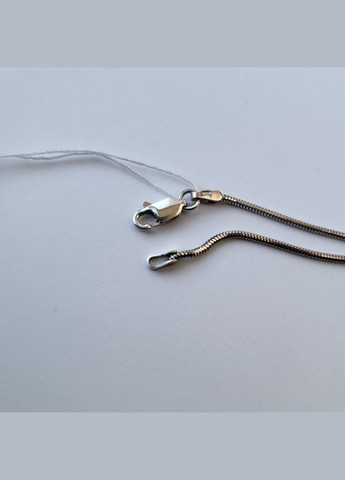 Серебряная цепочка Круглая цепь Снейк см серебро 925 пробы родированное 930р2/80 5.40г No Brand (306854591)