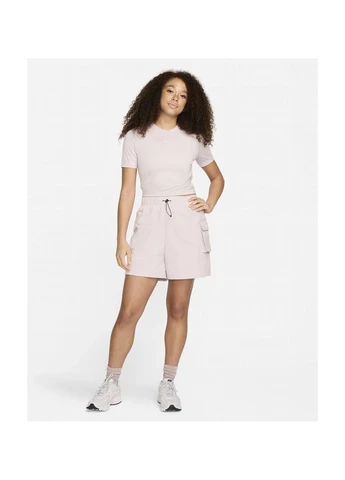 Шорты женские Sportswear Essential Woven High-Rise Shorts Beige Nike (382249703)