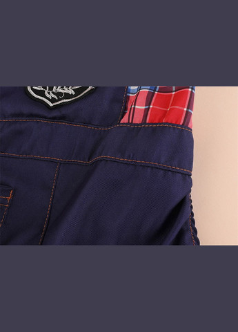 Джинсовий костюм для собак Pet Style "Клітка" Червоний XS No Brand - (323232657)