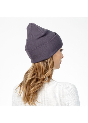 Шапка біні жіноча віскоза сіра RUTH LuckyLOOK 592-759 (322793143)