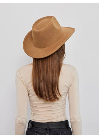 Шляпа Федора Ковбойка унисекс с устойчивыми полями No Brand (362346118)