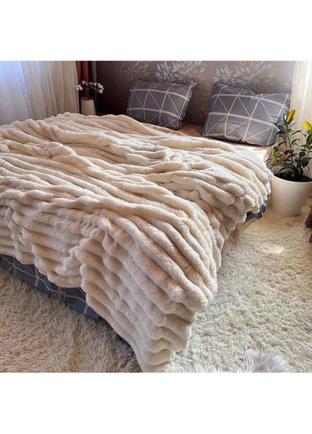 Плед шарпей широкая полоска 150х200 см (микс) Koloco (368402387)