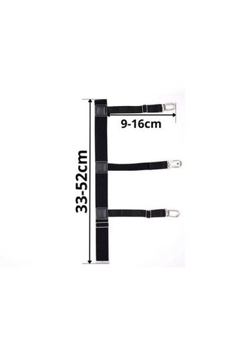 Підтяжки для фіксації сорочки Чорні (0026) No Brand (351366397)