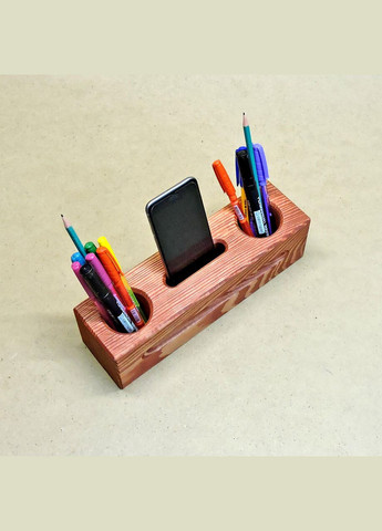 Настольный органайзер из дерева Джакоби коралл (КНЦ-000514) No Brand (328227917)