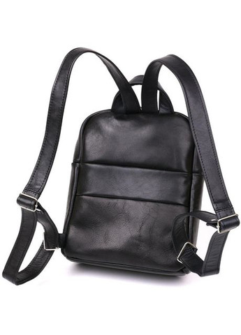 Рюкзак жіночий з натуральної шкіри 5 л міський маленький Чорний 39348 Shvigel (355884694)