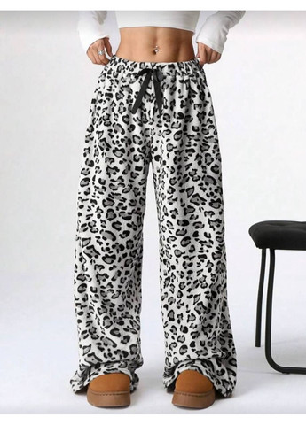 Теплые зимние брюки 2 в 1 с фиксаторами в леопардовый принт Nositi 7173-14-300 (370547584)