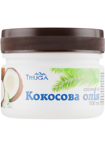 Аюрведическое, профилактическое кокосовое масло холодного отжима 100ml (295257-28223) Triuga (368637790)
