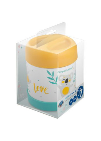 Контейнер для зберігання продуктів (53/000) Canpol Babies Exotic Animals Термос для їжі 300 мл (366106117)