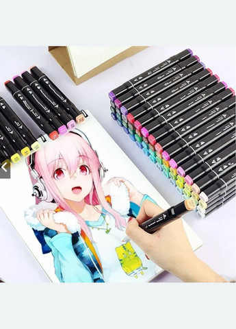 Набір маркерів 120 кольорів для малювання та скетчингу (1756375339) No Brand (333800236)