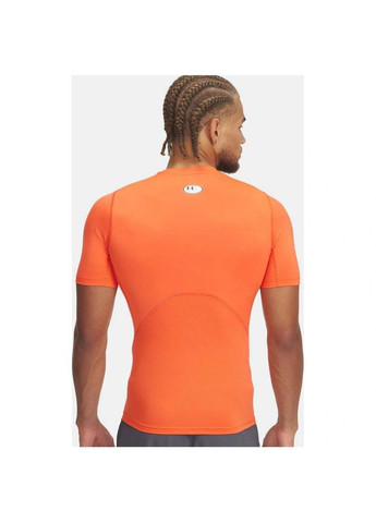 Чоловіча Футболка компресійна UA HG Armour Comp SS Помаранчевий Under Armour (367598442)