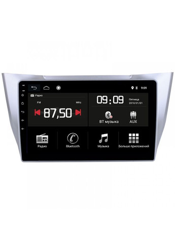 Штатная магнитола Lexus RX 0309, Toyota Harrier Grey CAN BUS FL10 4+64Gb 4G Carplay DSP Torssen (307087488)