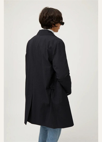 Черное демисезонное Пальто Weekday