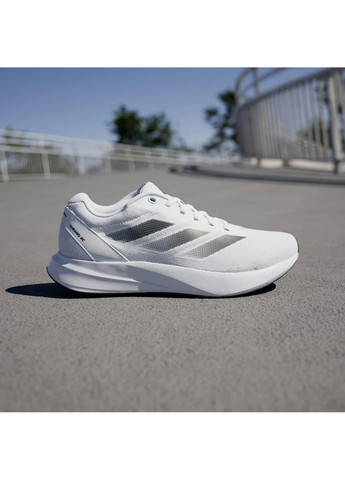 Белые всесезонные кроссовки унисекс duramo rc white id2702 adidas