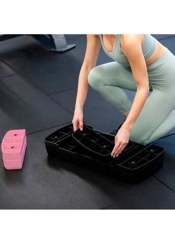 Степь-платформа 3-х уровневая черно-розовая Gymtek (369608801)