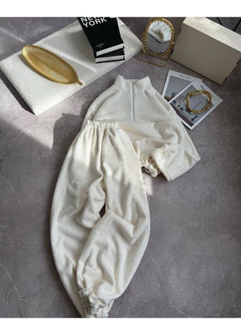 Костюм із тканини баранчика на велюрі No Brand (370204428)