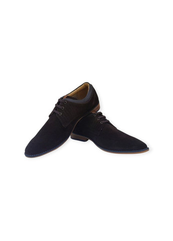 Темно-коричневые повседневные, классические туфли мужские No Brand на шнурках