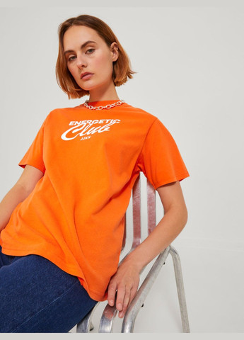 Оранжевая футболка basic,оранжевый с принтом,jjxx Jack & Jones