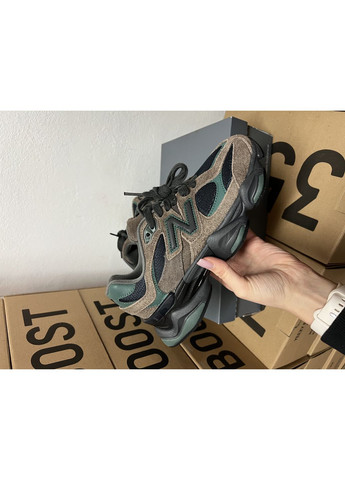 Комбіновані Осінні кросівки чоловічі new balance 9060 beef and broccol premium нью беланс 9060 No Brand