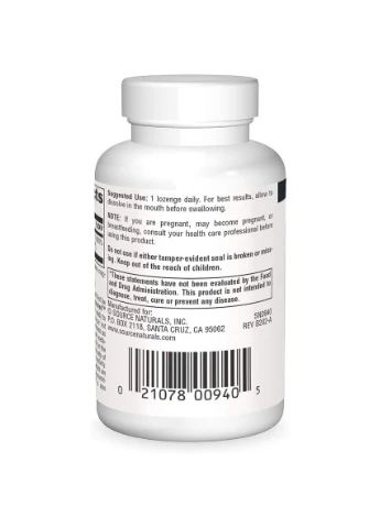 Коэнзим Витамина B6, 25 мг, Coenzymated™ Vitamin B6,, 30 таблеток для рассасывания Source Naturals (315146186)