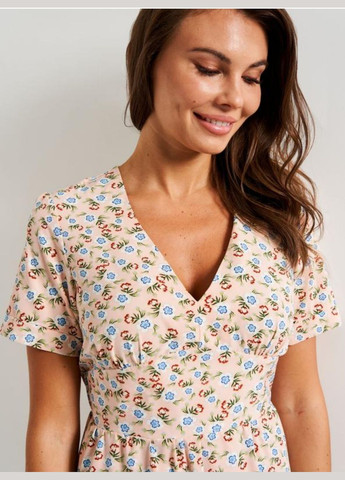 Персиковое платье Anastasimo