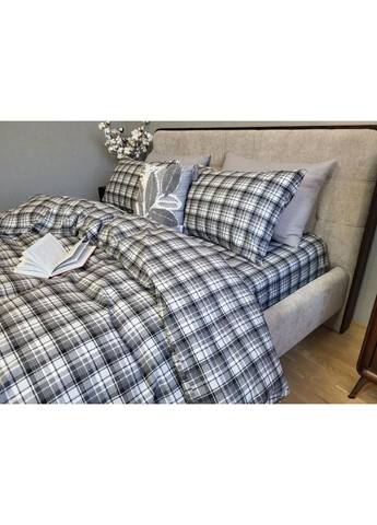 Постельное белье с резинкой Мустанг, фланель(байка) Двуспальный размер, наволочки 50/70 No Brand (363190572)