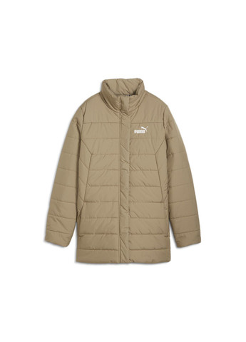 Бежева демісезонна куртка ess+ women’s padded jacket Puma