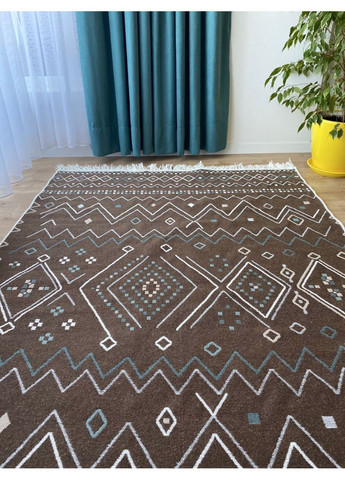 Хлопковый двухсторонний ковер Shana Arty 05 120x180 см с бежевым. No Brand (366293922)