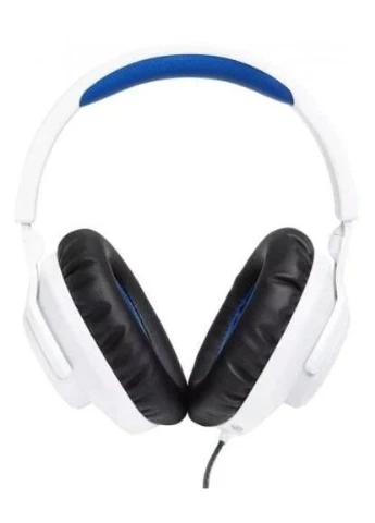 Навушники Quantum 100P Console,, 3.5 мм, мікрофон, динаміки 40 мм, технологія "QuantumSOUND Signature", 1.2 м (Q100PWHTBLU) JBL (395343429)